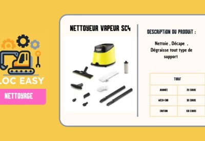 Location Nettoyeur vapeur électrique Karcher à Tourcoing